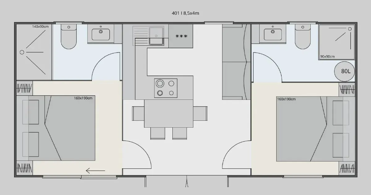 Grundriss Typ A Mobilhome
